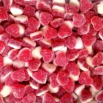 Coeurs Fraise Crème Sucrées - 100g